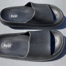 Corkys Hey Girl Black Slides