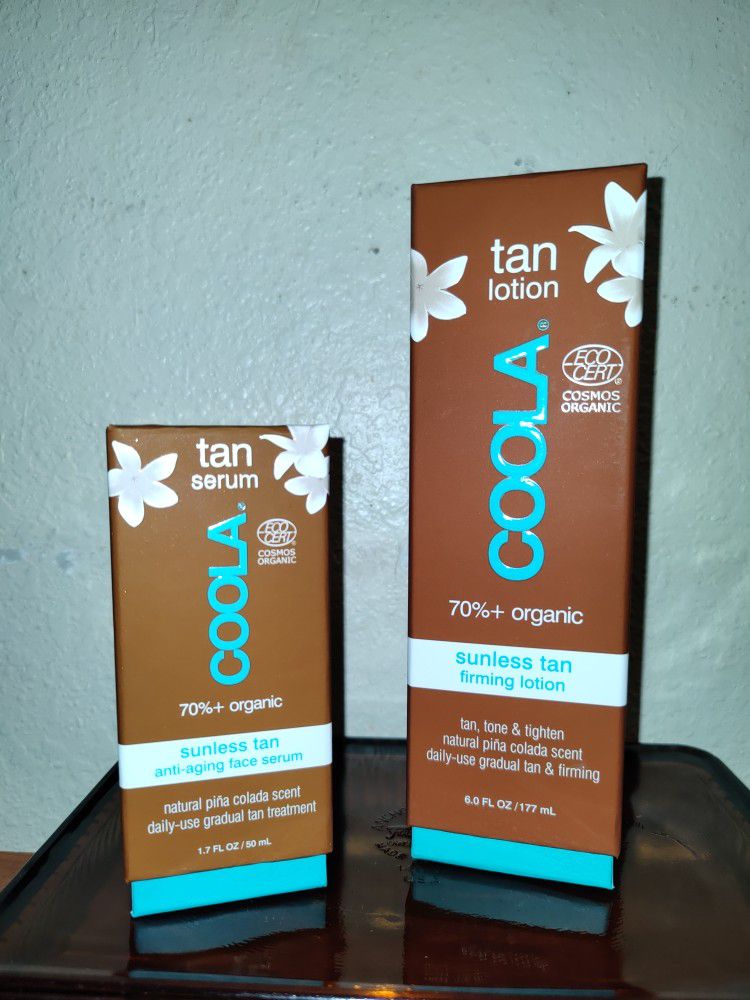Brand NEW!!! 🌞   COOLA Skin / Sunless Tanning -anti-aging Face Serum & Firming Lotion (((PENDING PICK UP 5-6pm Today)))