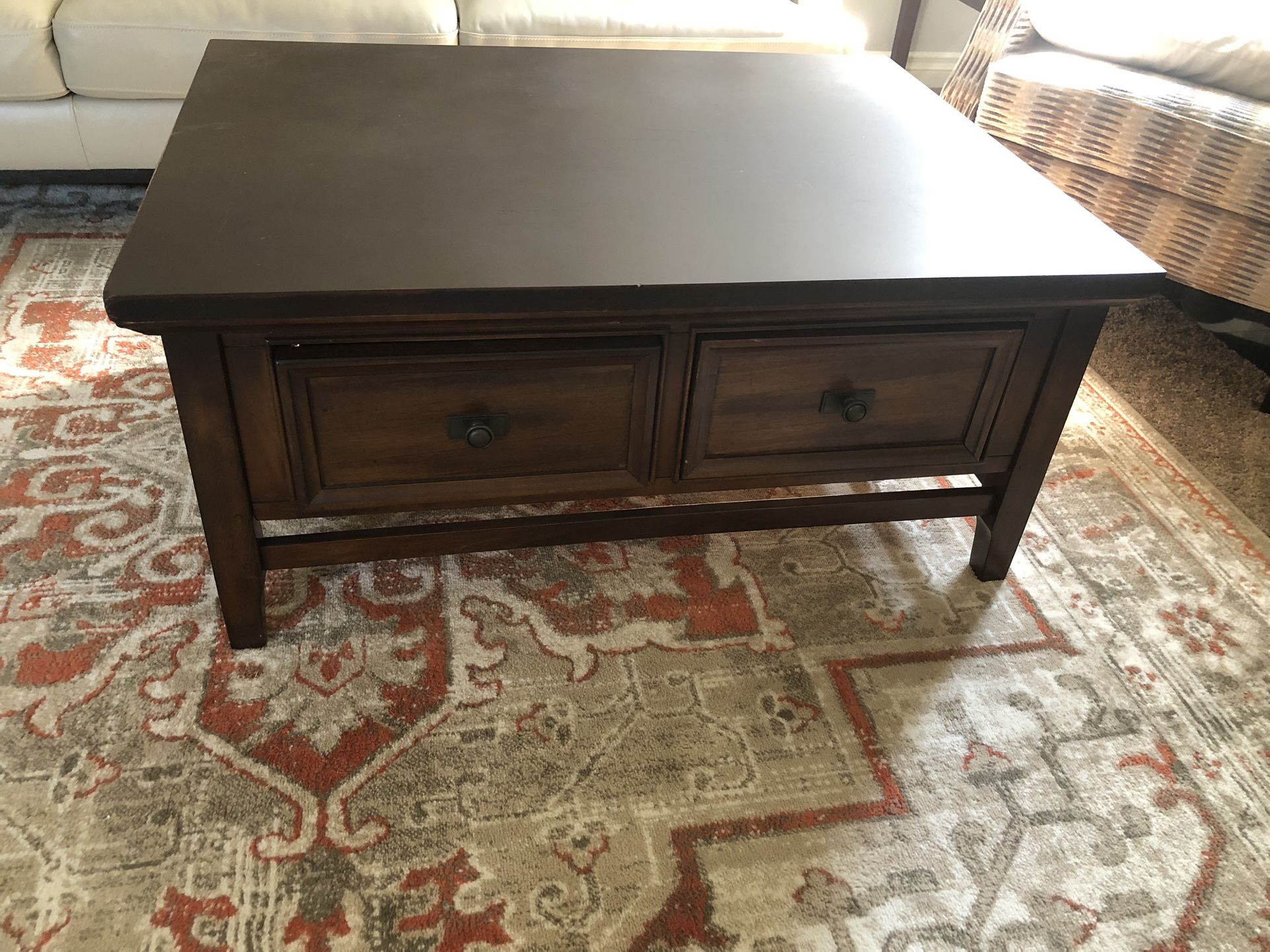 Coffee Table With Drawers