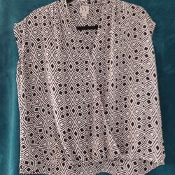 Ladies Sleeveless Blouse (Petite Large)