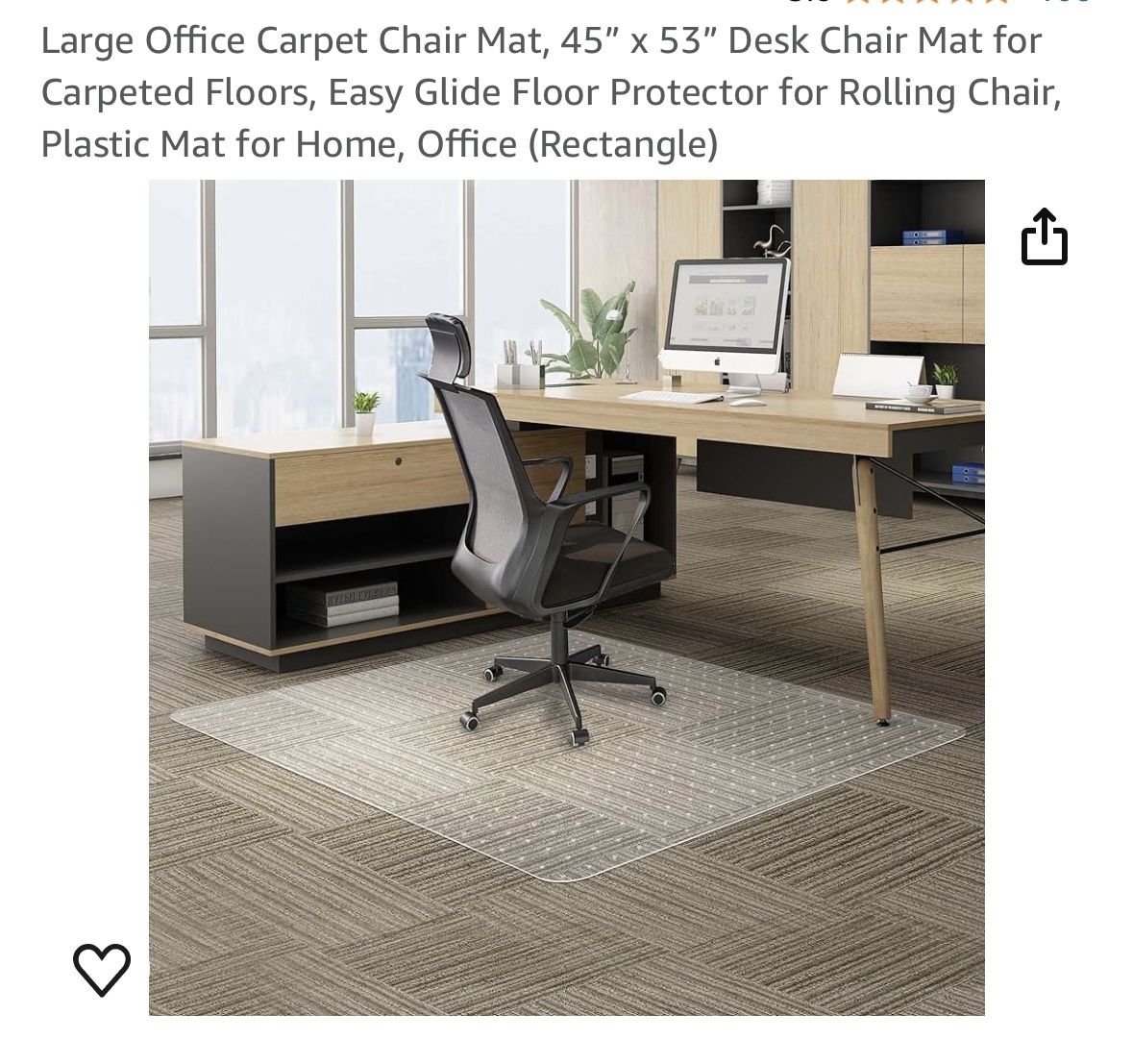 Brand new office chair mat