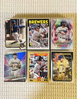 Milwaukee Brewers 390 Card Baseball Lot!