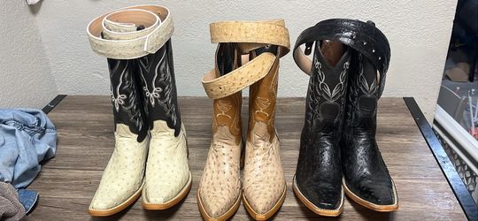Botas de Avestruz de hombre