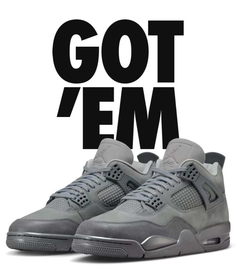 Air Jordan Retro 4 Wet Cement Size 12 & 13