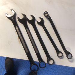 5 Decent Sized Box End Wrench’s 7/8 15/16 1in 1-1/16 1-1/4