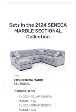 Sectional 3 PCs Grey And Cappuccino