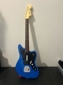 Rock Band 4 Fender Blue Jaguar Wireless Guitar - Xbox One