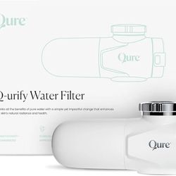 Q-urify Water Ultra-Filtration System - Faucet-Mounted Filter for Skin Care