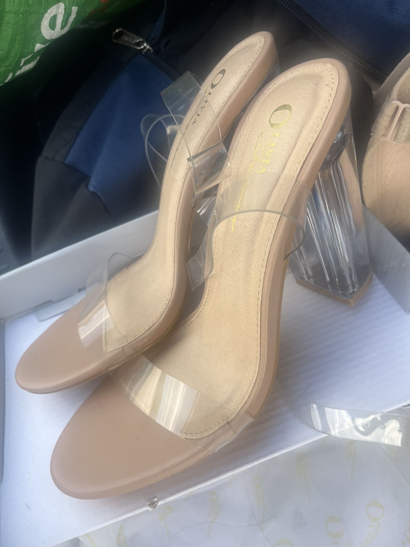 Open Toe Clear Heel