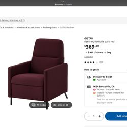 ikea reclining chair