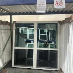 72”x72” White Double Single Hung Window