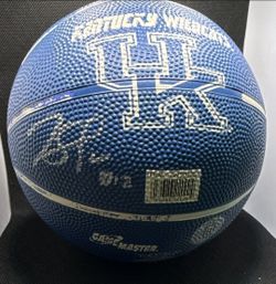 Karl Anthony Towns Autographed Kentucky Mini Basketball