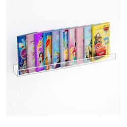 Acrylic Floating Bookshelf 36 Inch,Clear Invisible Wall Bookshelves Ledge Book Shelf,50% Thicker with Screwdriver
