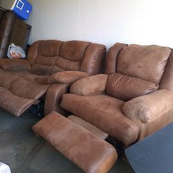 SET  2 SILLONES RECLINABLE 