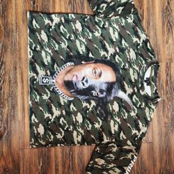 Lil Wayne GOAT camo Boxy Tees