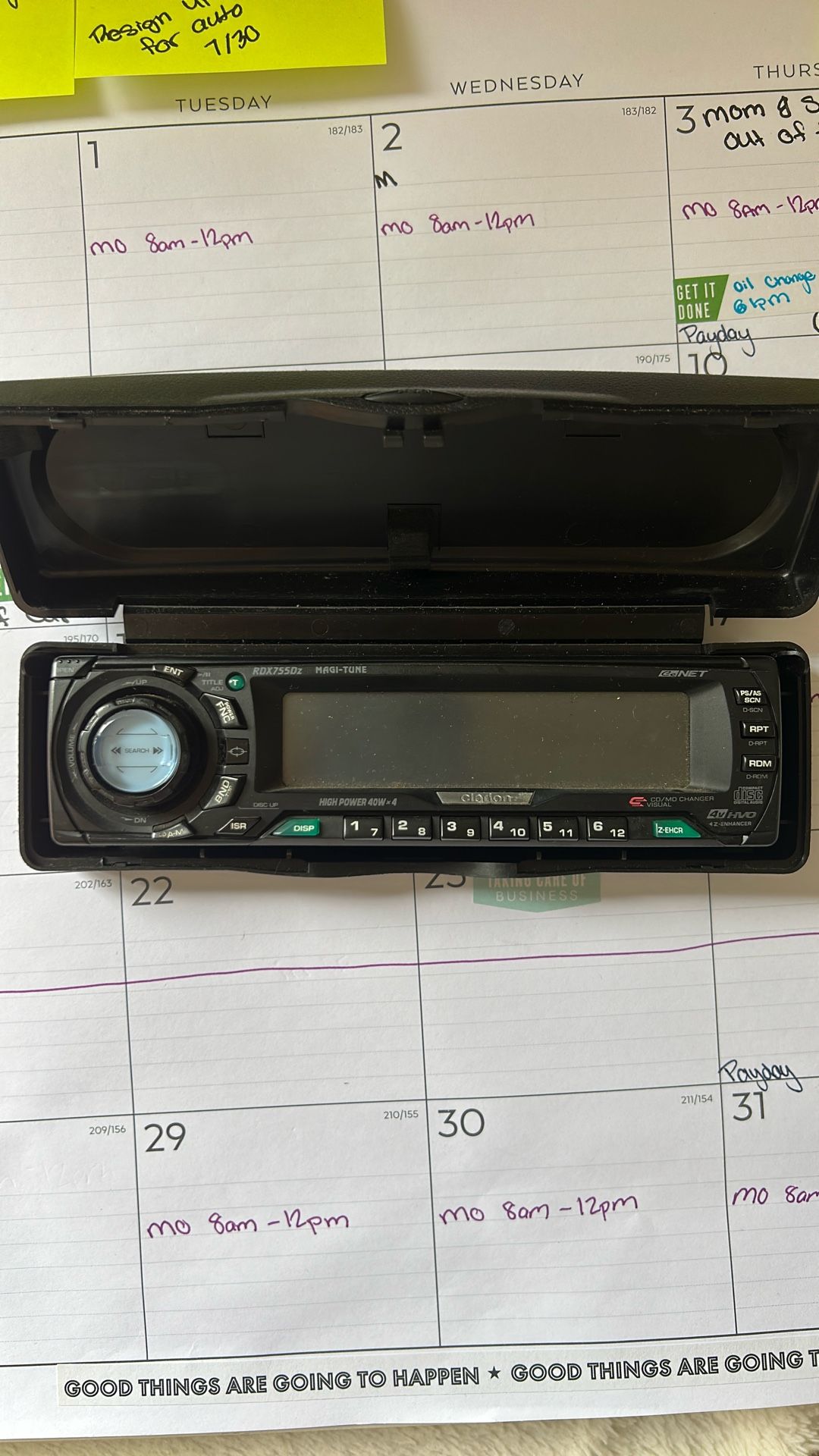 Clarion Car Radio 