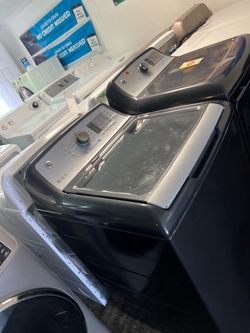 Extra large capacity washer and dryer