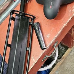Bike Seat,post Hole Measurer,Rear Seat Post Rack,front Fender And Rear Shock