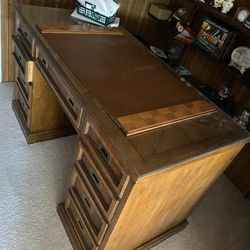 Desk  Solid Oak  52 In. Long. 25 In.wide   30 In.high