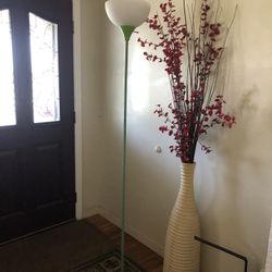 Vintage Green Floor Lamp Working Condition 