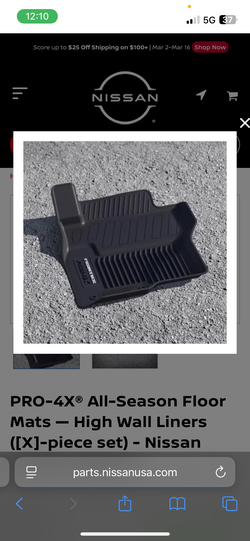 All weather nissan frontier mats