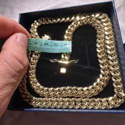 14k 8.5mm semi solid, pure gold 52.71 Grams