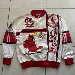 Vintage 1980s St Louis Cardinals MLB Starter Henley Sweater / All Over Print / Retro MLB Pullover / 90s All Over Print / Vintage Starter
