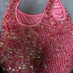 Sequins Pink Bag
