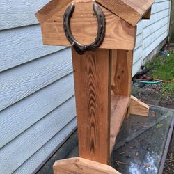 Wood Saddle Rack