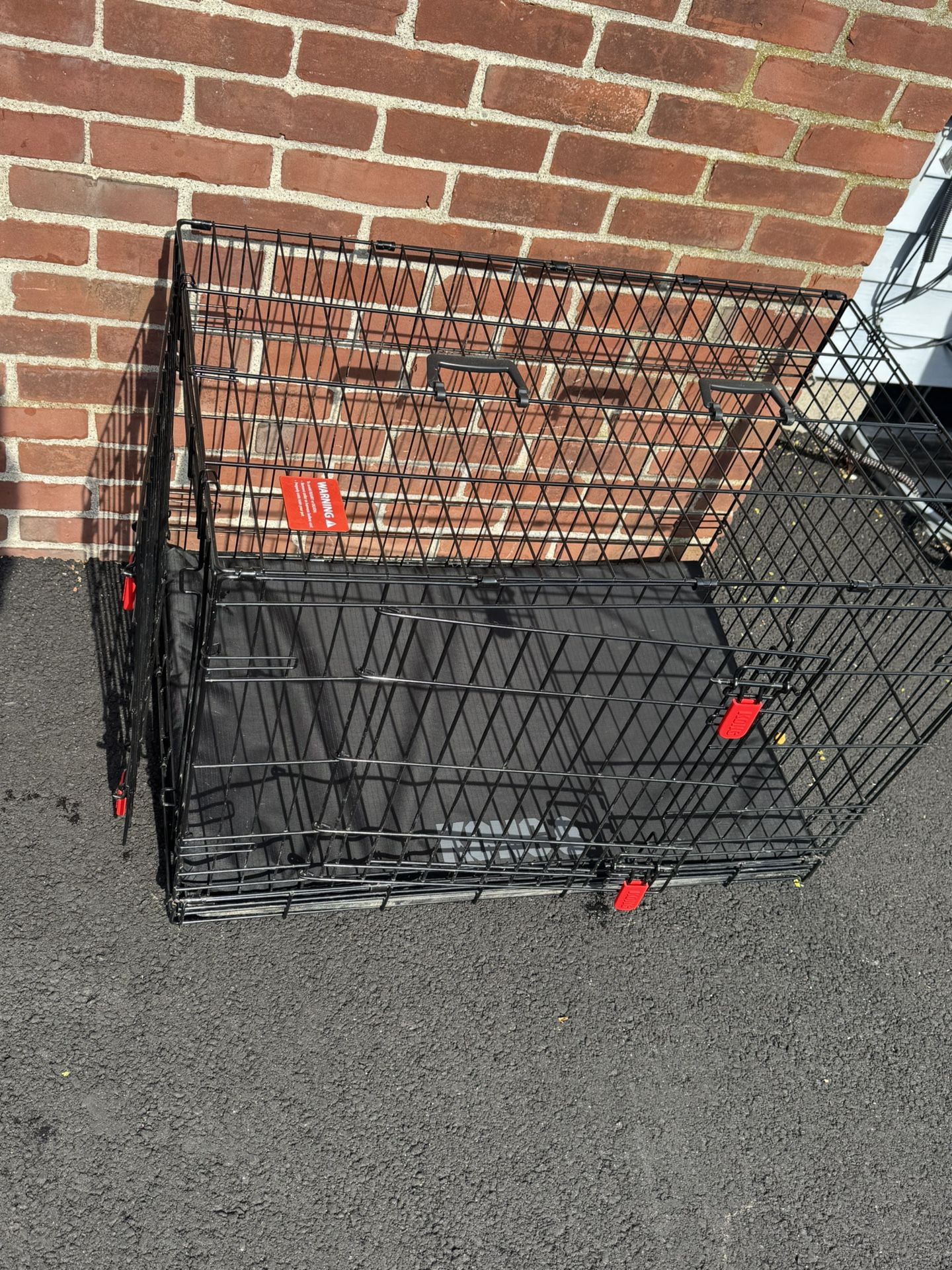 KONG Ultra-Strong Double Door Wire Dog Crate with Divider Panel