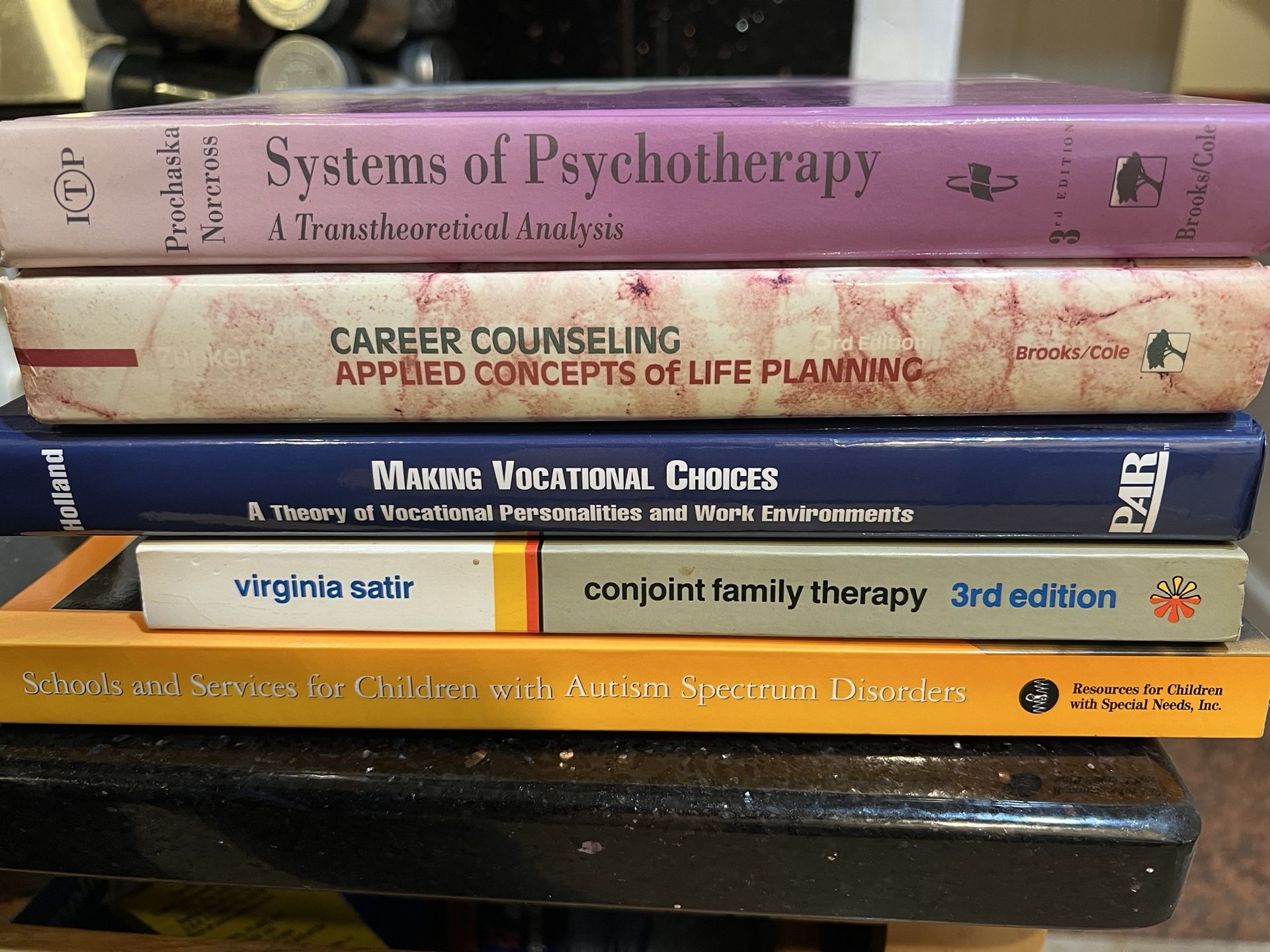text book - psychology or counseling 