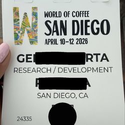 World Coffee Expo Ticket – Saturday (San Diego) ☕️