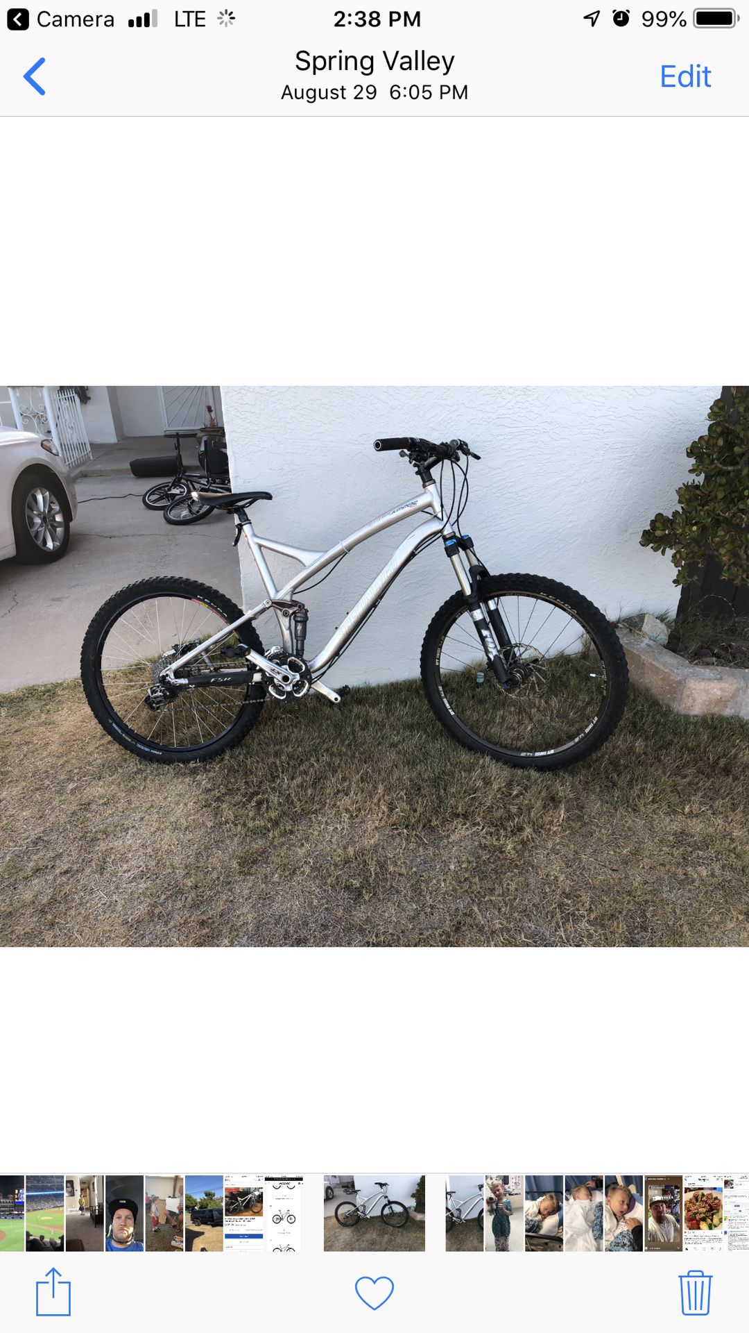 26 inch xl specialized stunt jumper pro with full fox suspension
