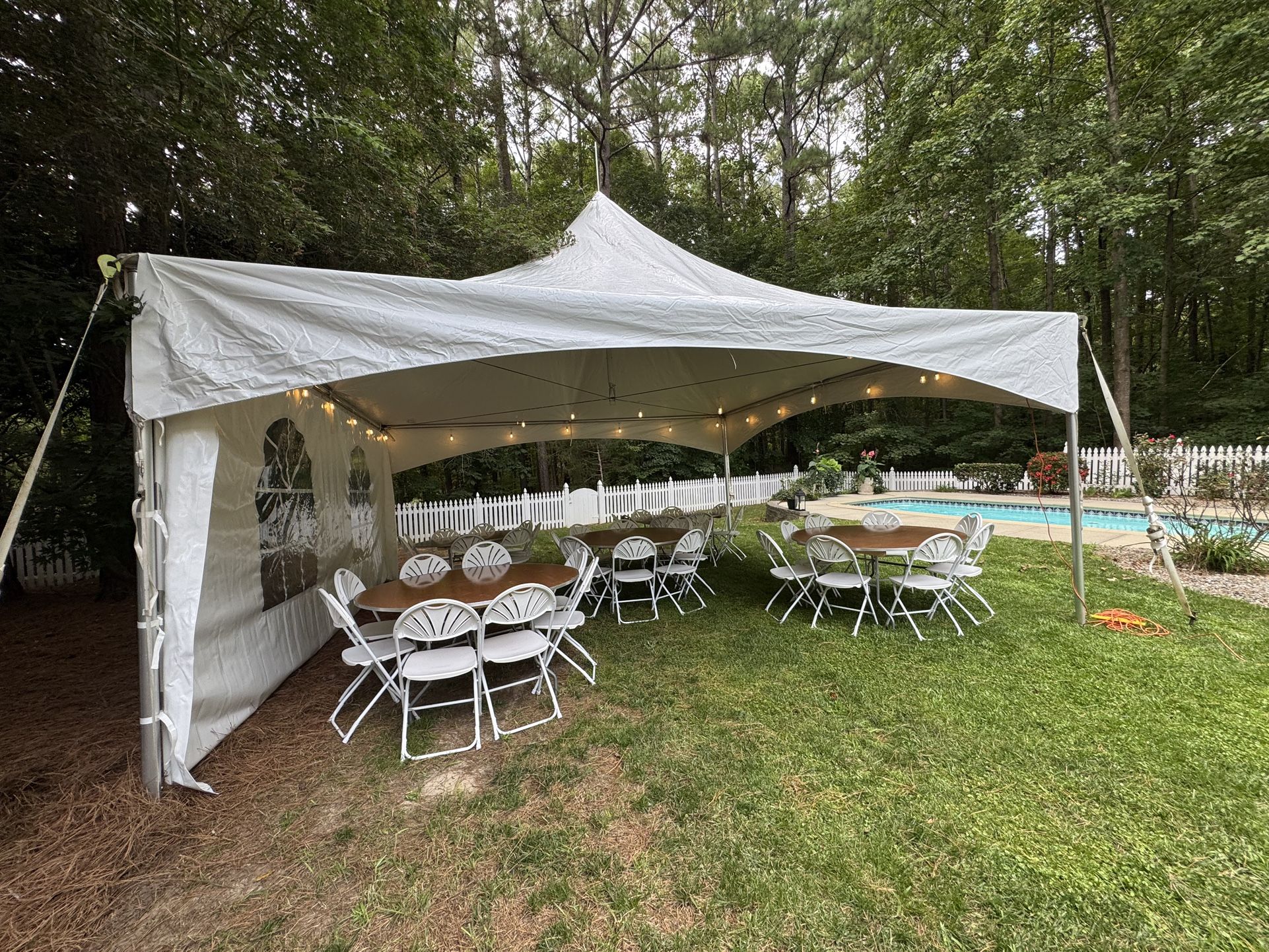 Chair And Tables, Tent For Parties