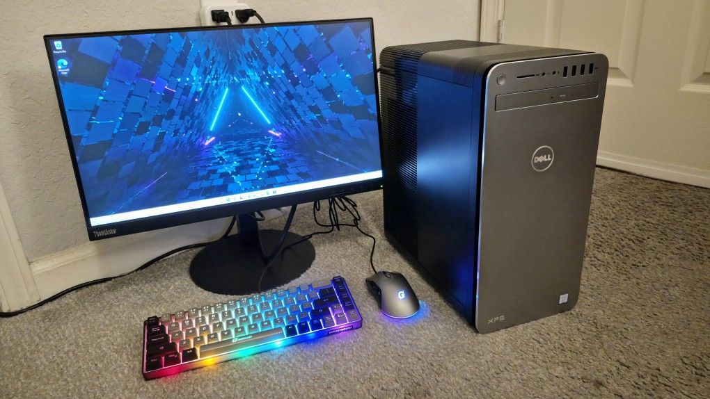 Complete dell xps gaming pc intel core i7 3.60ghz / 16gb ram / 1tb / nvidia gtx 1060 / wifi + bt