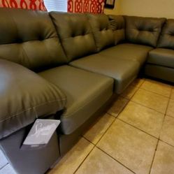 New leather Sectional Sofa oversized