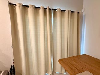 Champagne blackout curtains
