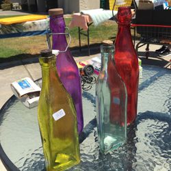 Colors Glass Bottles 