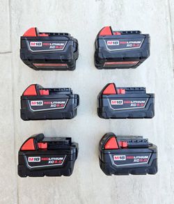 Milwaukee 18V Battery 5.0 High Output (EACH)