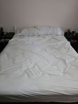 Queen mattress and frame