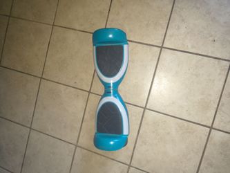Blue and White Self-Balancing Hoverboard