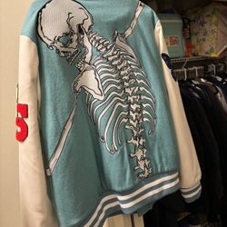 Godspeed Leather Letterman Jacket