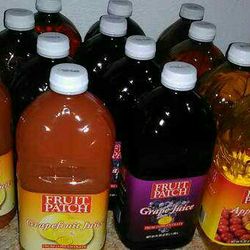 (14) bottles of juices! Apple,Grape,Grapefruit,Cranberry Apple Etc... 