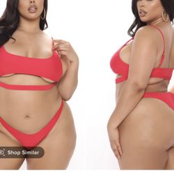 3X Bikini Red