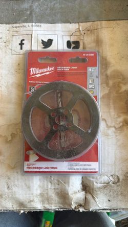 Milwaukee 4-3/8" Recessed Light Hole Saw