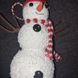 Styrofoam Snowman Ornaments 