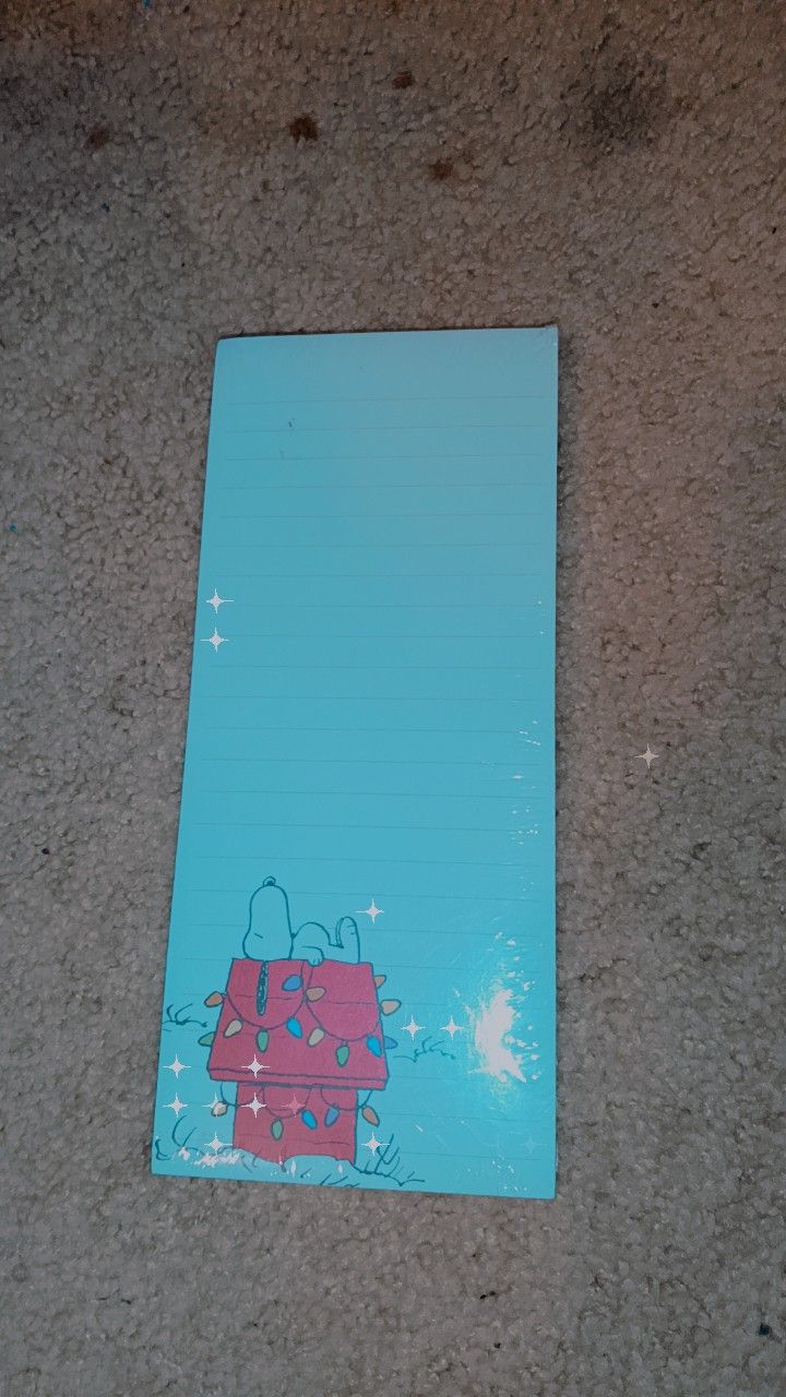 Snoopy Note Pad