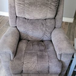 Gray fabric Recliner Chair