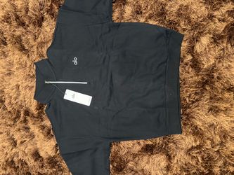 Alo Yoga Black quaterzip set