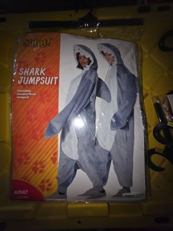 Spirit Shark Jumpsuit Adult Costume SM/MD